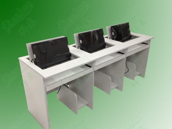 翻轉(zhuǎn)電腦桌，學(xué)校電腦桌，學(xué)生電腦桌